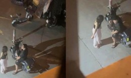 楼上情侣吵架吃瓜,吃瓜群众热议不已